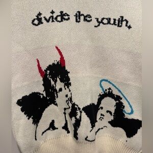 Divide the Youth Unisex Sweater with Angel and Devil Sweater